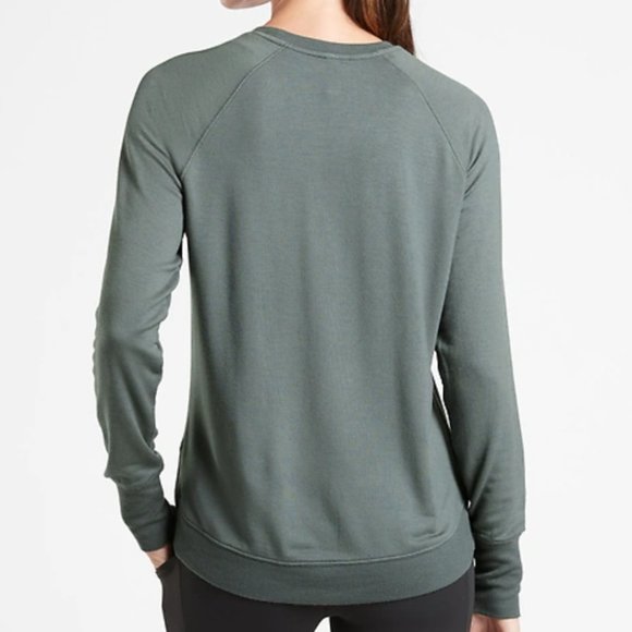 NWT Athleta Mindset Sweatshirt - Bali Green (S) - Picture 2 of 6